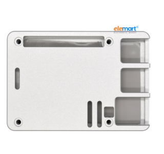 EDATEC Raspberry Pi5 Passive Cooling CNC Box, silver