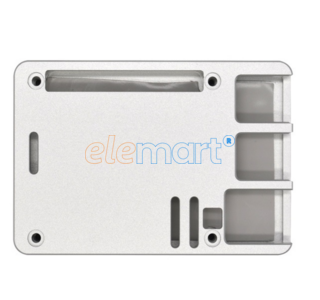 EDATEC Raspberry Pi5 Passive Cooling CNC Box, silver
