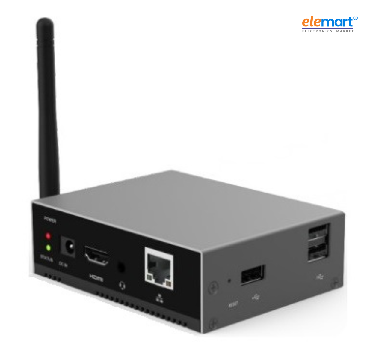 EDATEC ED-IPC2010-1208 Computer for industrial application scenarios based on Raspberry Pi CM4 CM4102008, 2 GB RAM & 8 GB eMMC with wireless