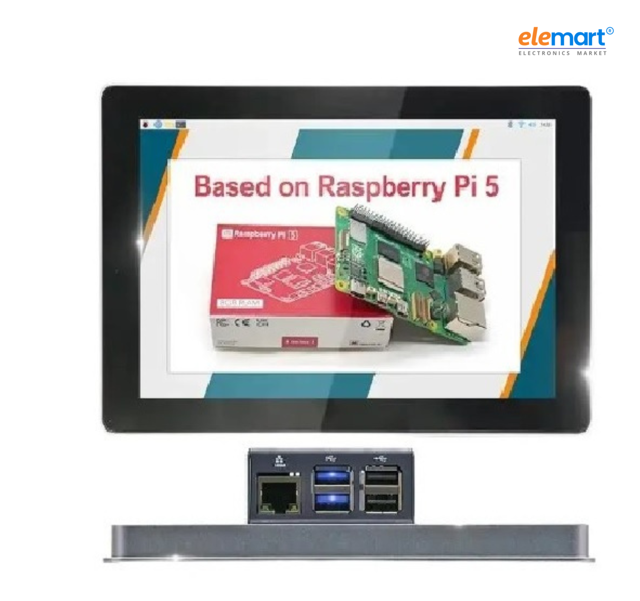EDATEC 10.1″ 1280*800 HMI Touch Display Panel for Raspberry Pi 5 with 32 GB SD Card