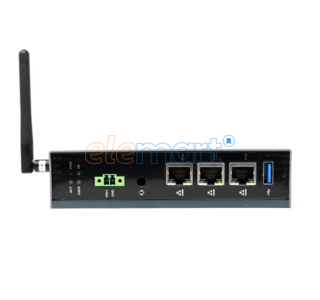 EDATEC ED-IPC2210-1208-S Industrial Computer Based on Raspberry Pi CM4 CM4102008 2GB DDR and 8GB eMMC with Wi-Fi & Bluetooth
