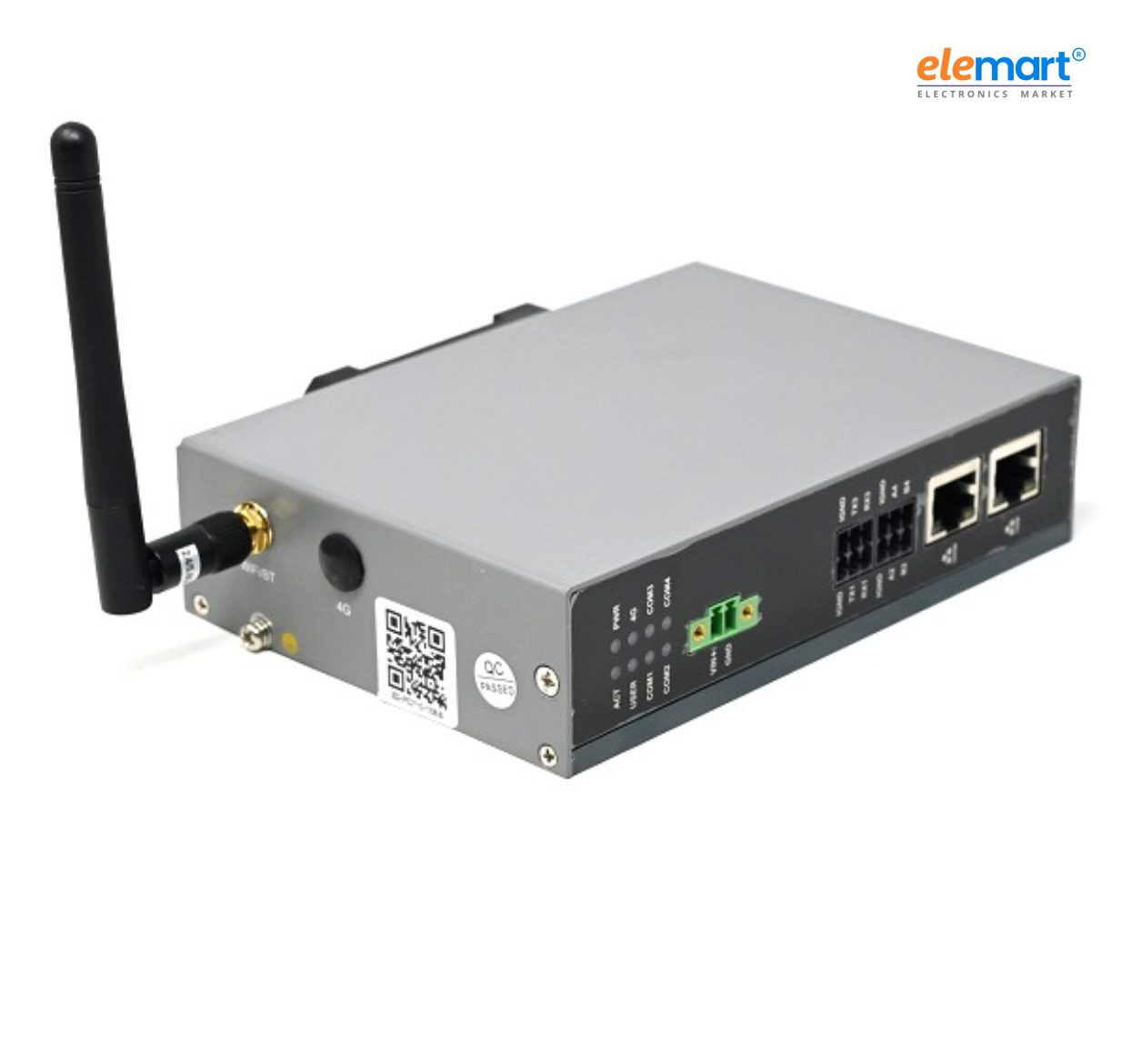 EDATEC ED-IPC2110-1208-S Industrial Computer Based on Raspberry Pi CM4 CM4102008, 2GB DDR, 8GB eMMC with Wi-Fi & Bluetooth
