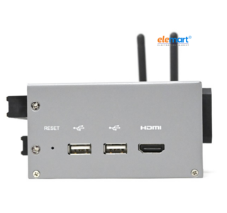EDATEC ED-IPC2630-12084IN-S Industrial Computer Based on Raspberry Pi CM4 CM4102008, 2GB DDR, 8GB eMMC with Wi-Fi & Bluetooth