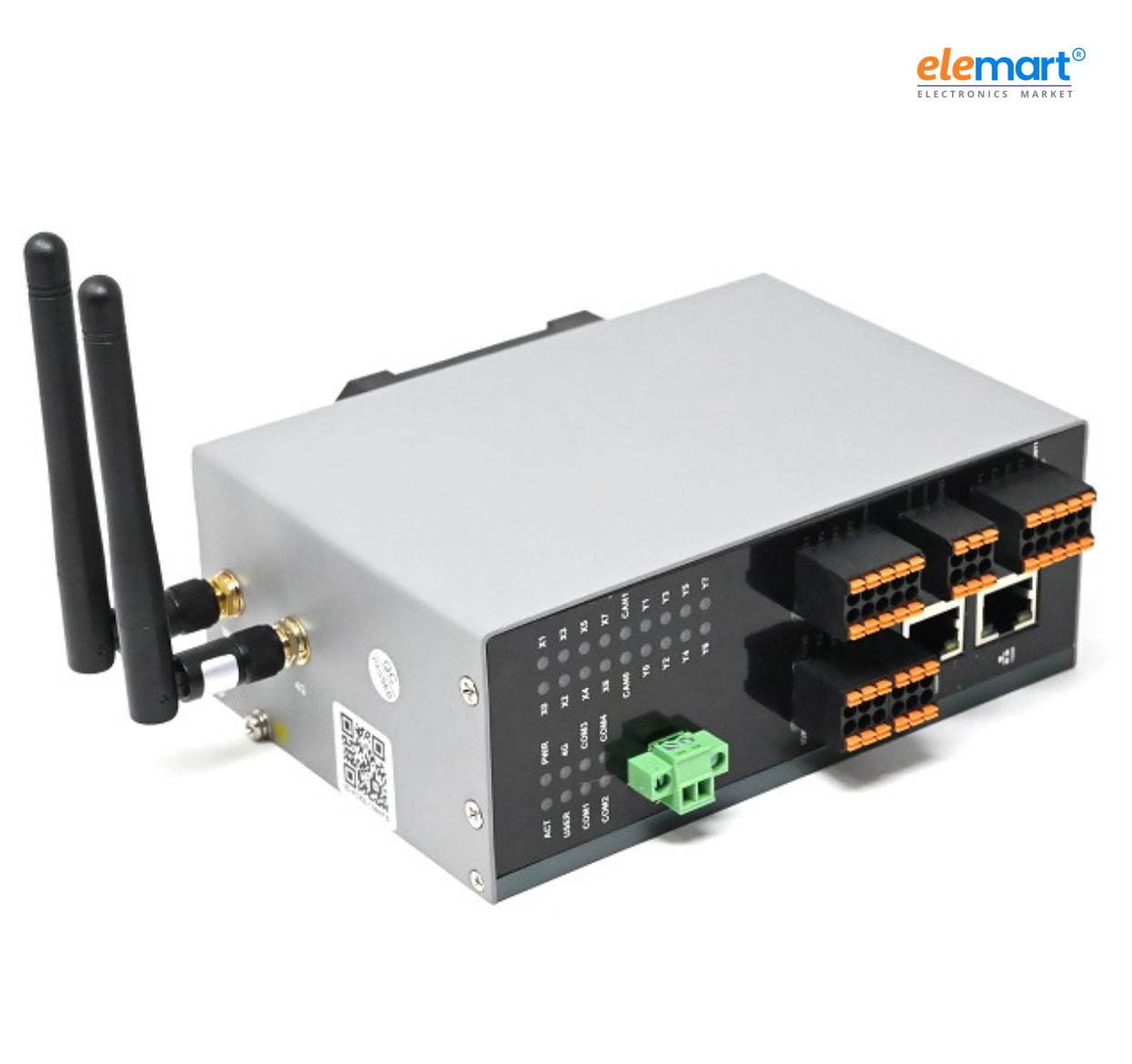 EDATEC ED-IPC2630-12084IN-S Industrial Computer Based on Raspberry Pi CM4 CM4102008, 2GB DDR, 8GB eMMC with Wi-Fi & Bluetooth