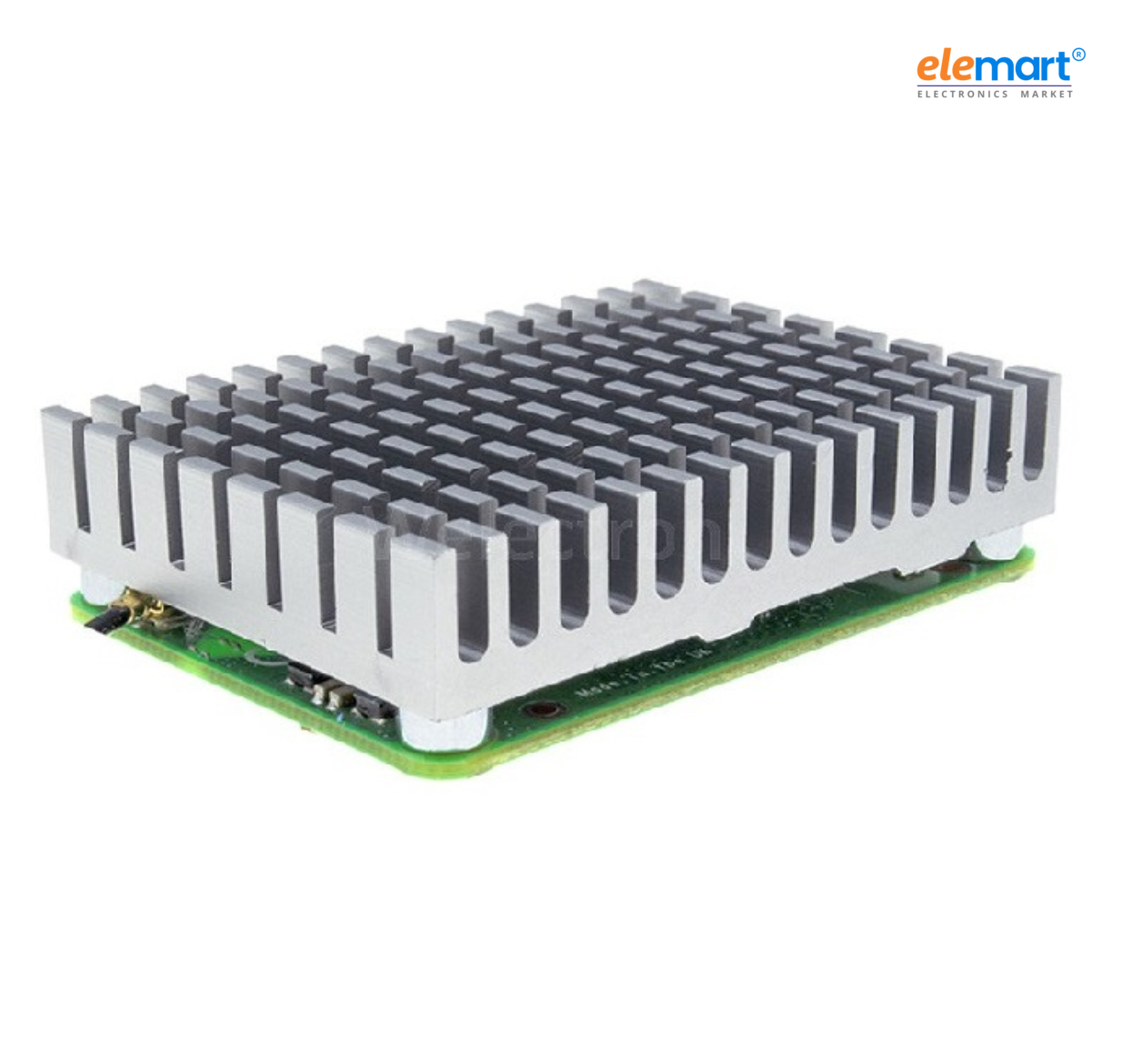 EDATEC CM4 Cooler, 55x40x13.5MM, Silver Aluminum with 1.5mm & 3mm Screws