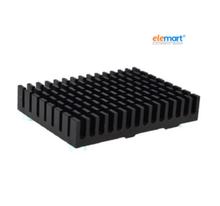 EDATEC CM4 Cooler, 55x40x13.5MM, Black Aluminum with 1.5mm & 3mm Screws