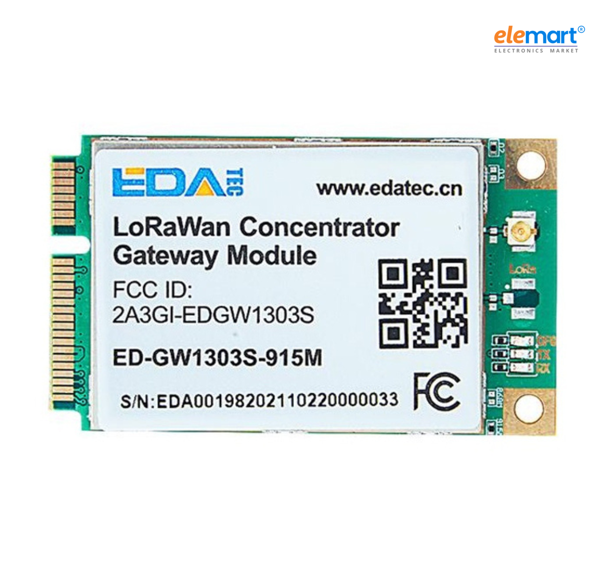 EDATEC 915M Lora Module for US Base on SX1303 FCC