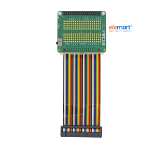 EDATEC 40pin I/O Protector for Pi400, Rainbow Cable