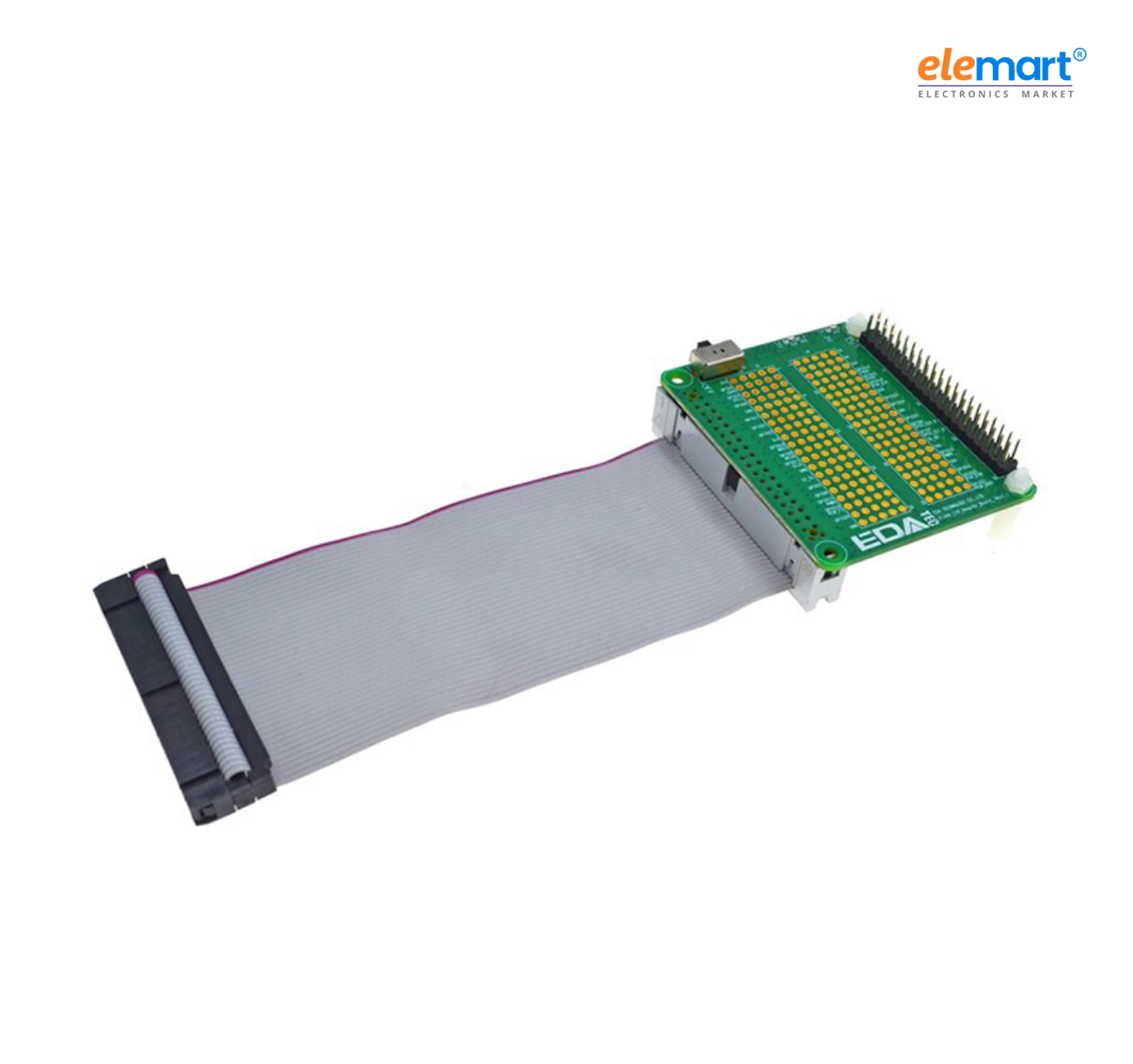 EDATEC 40pin I/O Protector for Pi400, Grey Cable