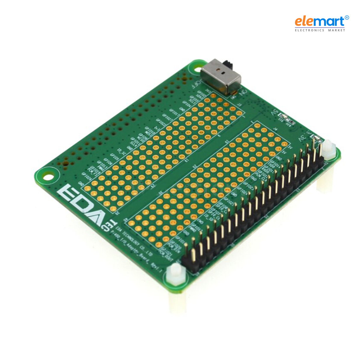 EDATEC 40pin I/O Protector for Pi400, Grey Cable