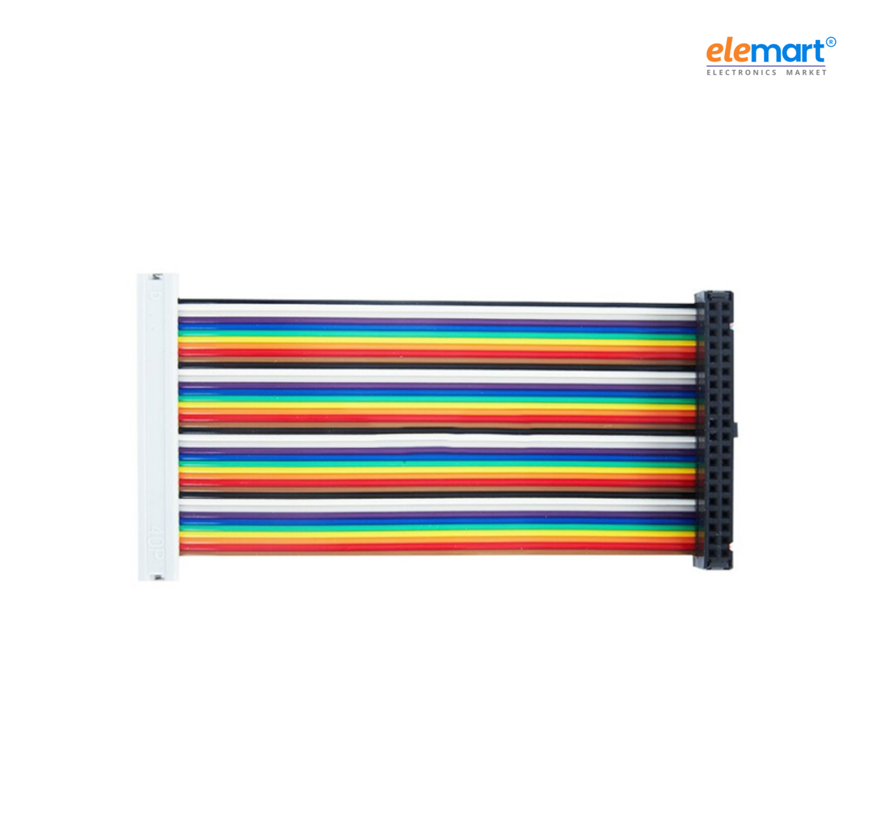EDATEC 40pin GPIO Extender for Pi400, Rainbow Cable
