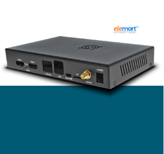 EDATEC CM4 IO Computer ED-CM4IO-1208-C with WIFI Antena Metal case 2GB RAM and 8GB EMMc