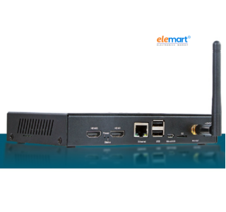 EDATEC CM4 IO Computer ED-CM4IO-1208-C with WIFI Antena Metal case 2GB RAM and 8GB EMMc