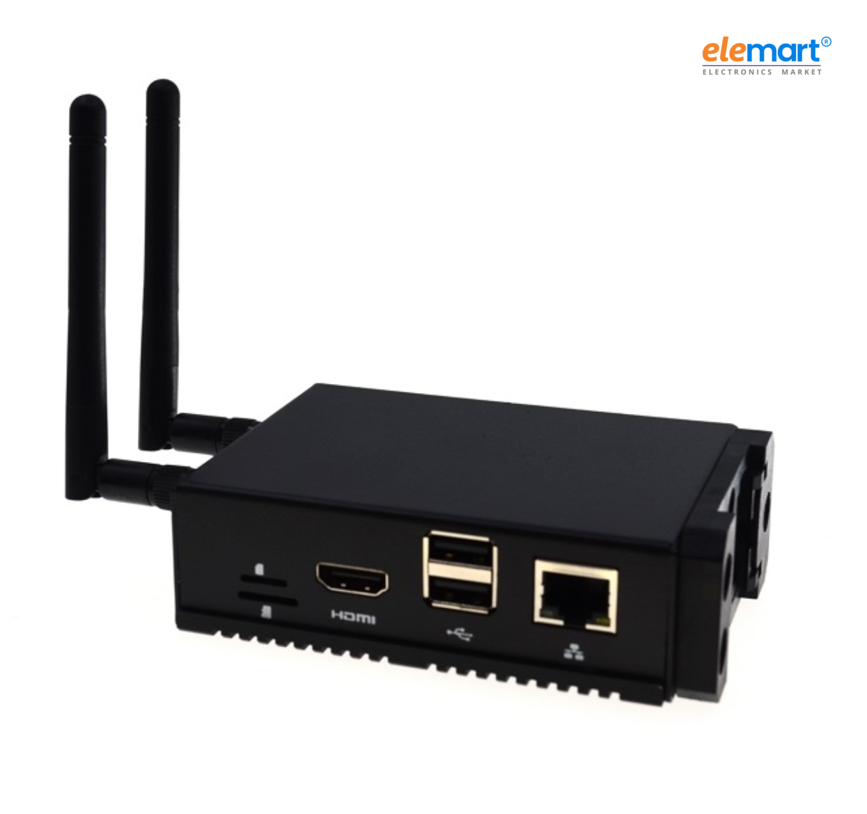 EDATEC ED-CM4SEN baseboard with WIFI Antenna 4G Module Metal Case 2GB RAM and 8GB EMMC