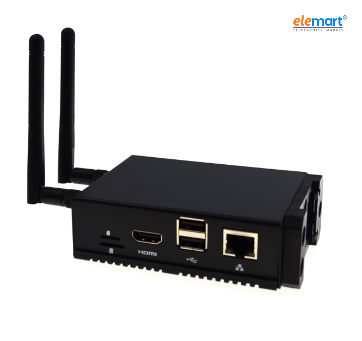 EDATEC ED-CM4SEN baseboard with WIFI Antenna 4G Module Metal Case 1GB RAM and 8GB EMMC
