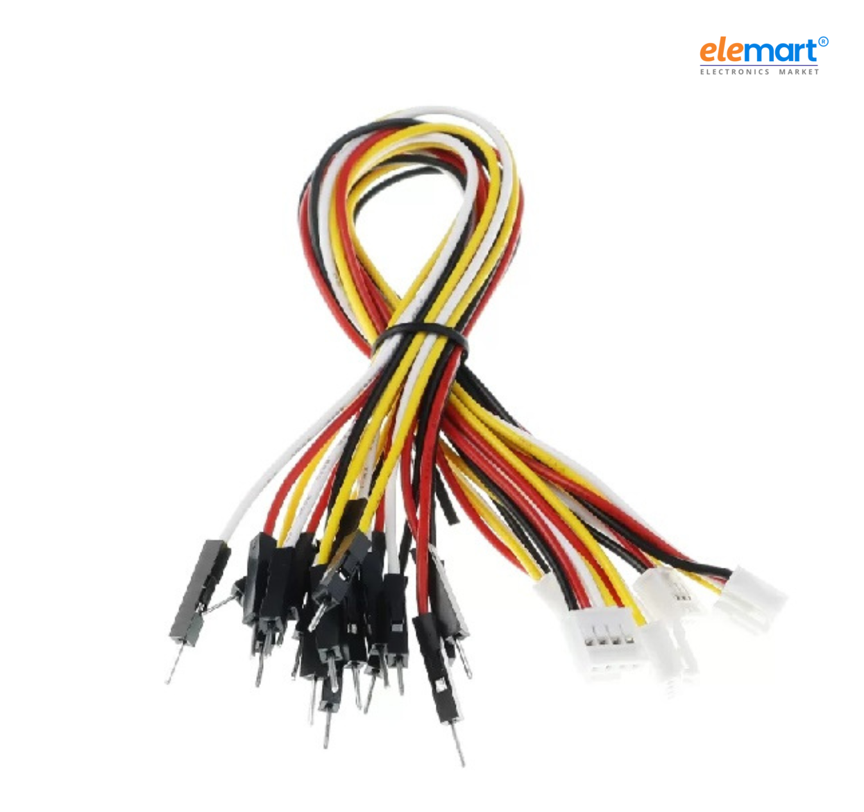 ELECROW 4 Pin Crowtail to Male Splittable Jumper Wire(5 pcs）