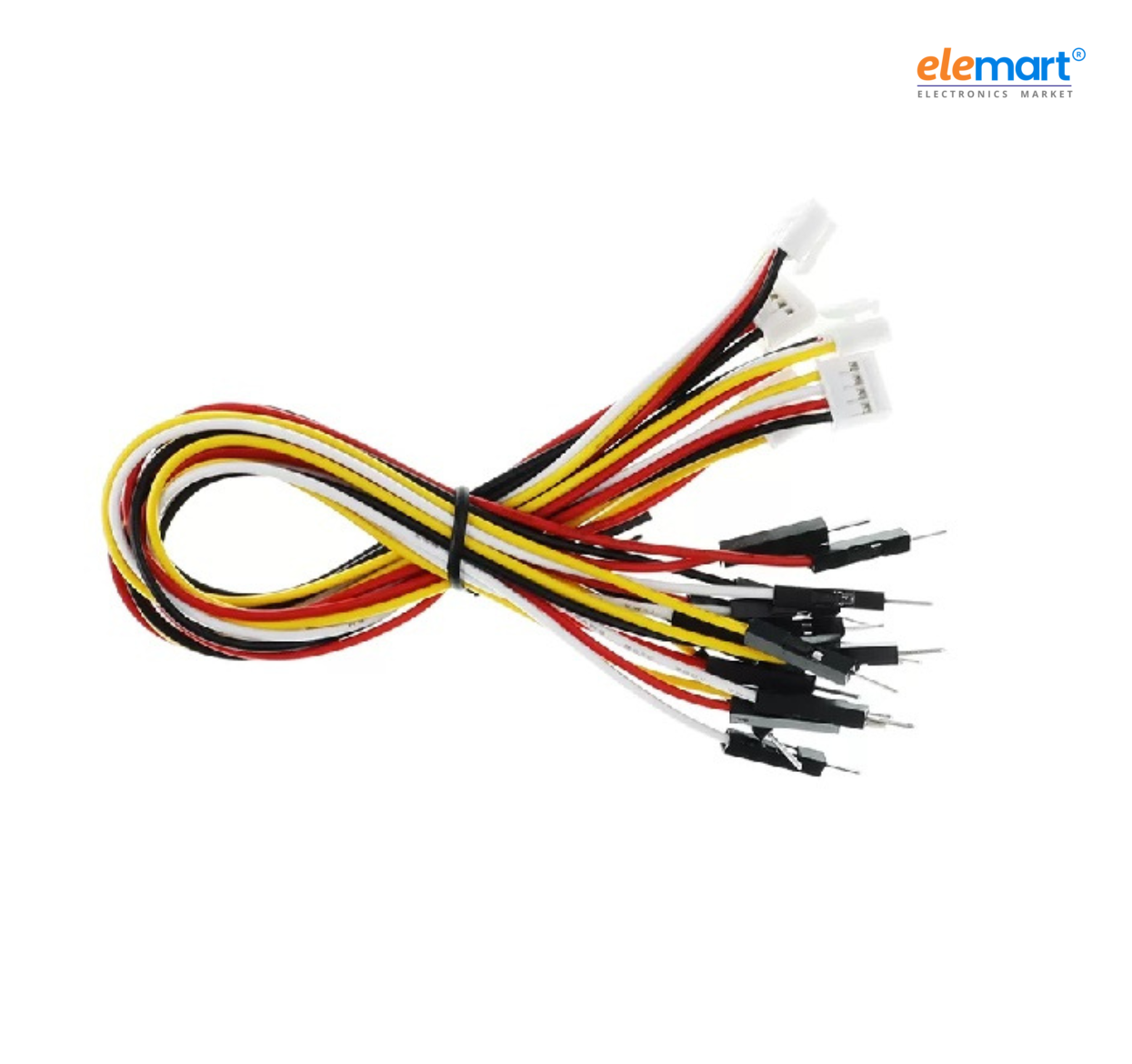 ELECROW 4 Pin Crowtail to Male Splittable Jumper Wire(5 pcs）