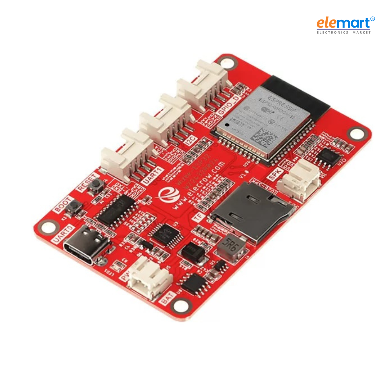 ELECROW ESP32 display-2.4 Inch HMI Display 240×320 SPI TFT LCD Touch Screen Compatible with Arduino/LVGL/Esphome- Homeassistant/PlatformIO /Micropython Without Acrylic Case