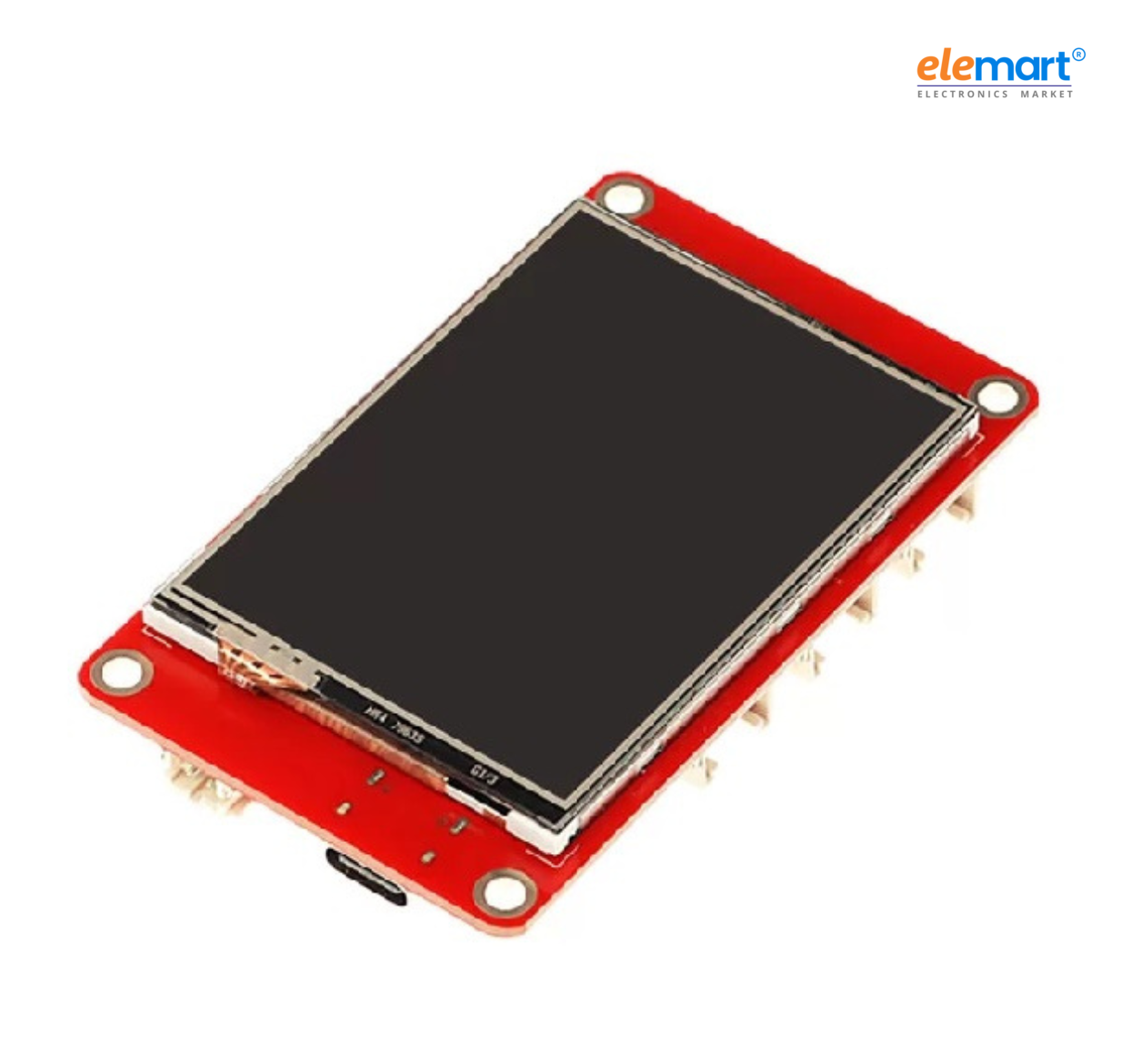 ELECROW ESP32 display-2.4 Inch HMI Display 240×320 SPI TFT LCD Touch Screen Compatible with Arduino/LVGL/Esphome- Homeassistant/PlatformIO /Micropython Without Acrylic Case