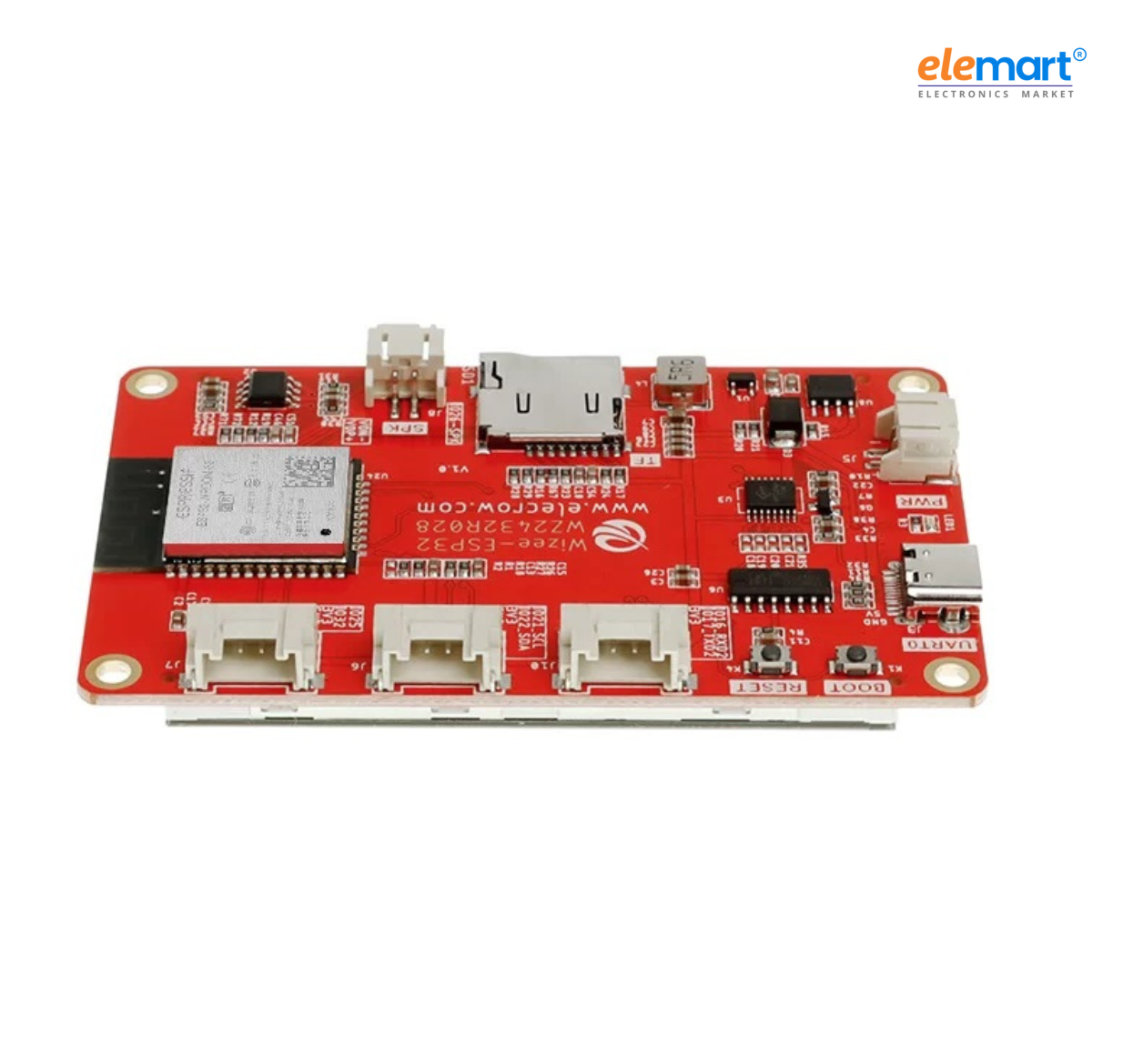 ELECROW ESP32 display-2.8 Inch HMI 240×320 Display SPI TFT LCD Touch Screen Compatible with Arduino/LVGL/Esphome- Homeassistant/PlatformIO /Micropython Without Acrylic Case
