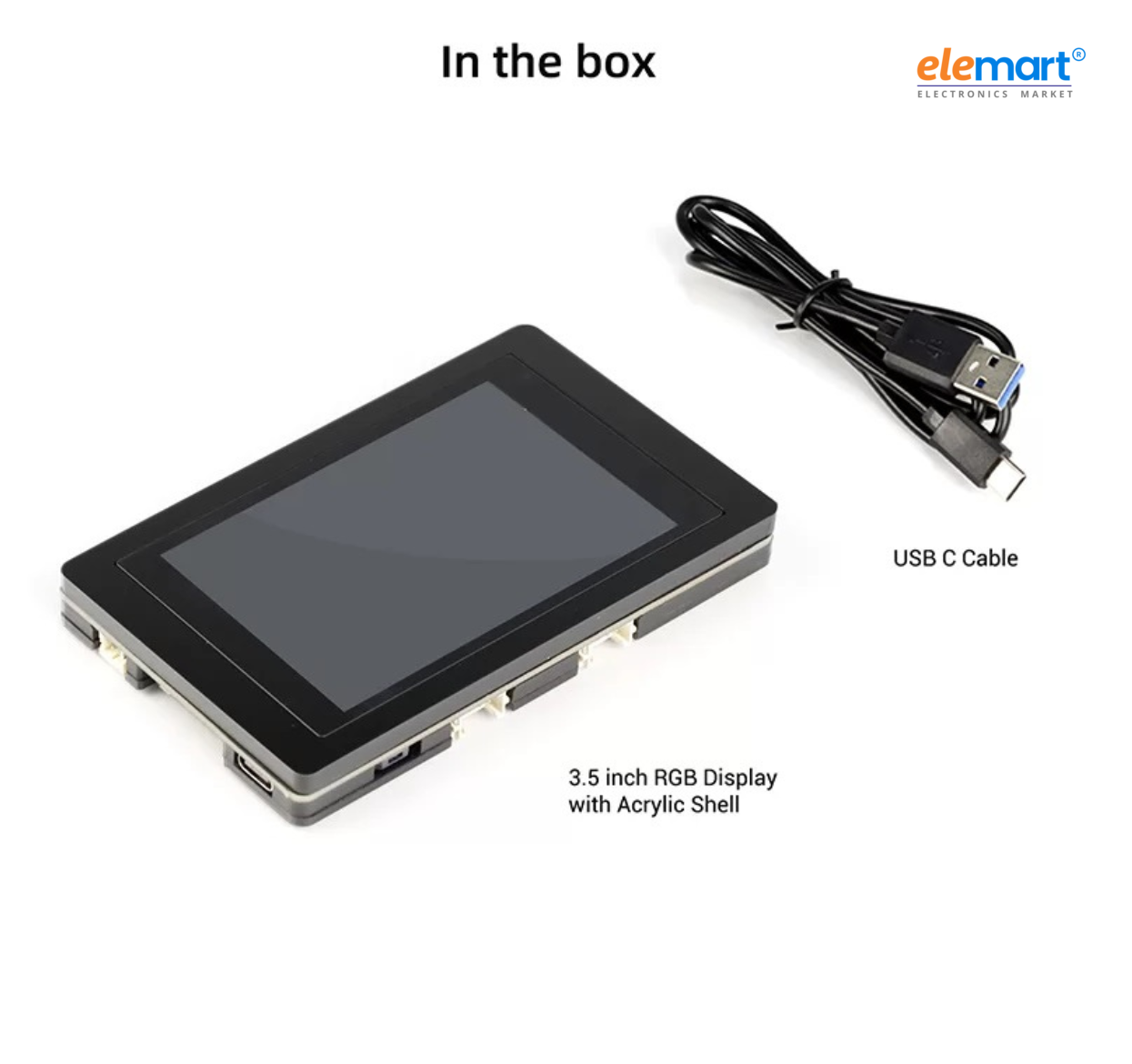 ELECROW ESP32 Terminal–with ESP32 3.5 inch parallel 480×320 TFT capacitive touch RGB display(RGB by chip ILI9488)