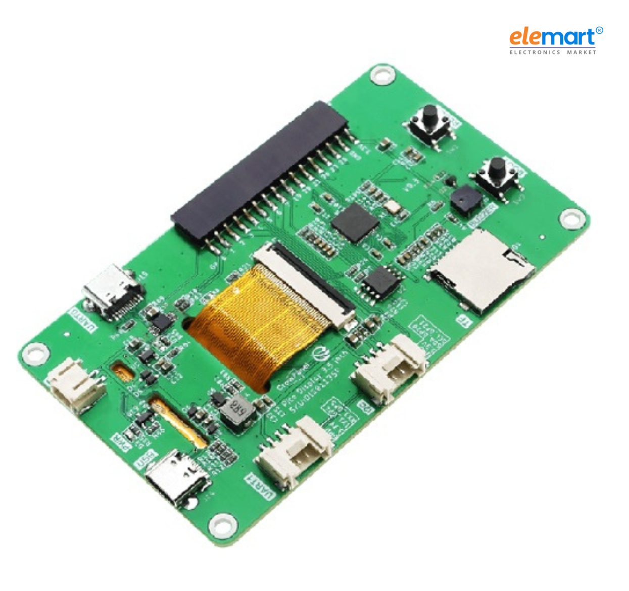 ELECROW Crow Panel Pico Display-3.5 inch 480*320 HMI Module TFT LCD Touchscreen with RP2040 Support C/C++/LVGL