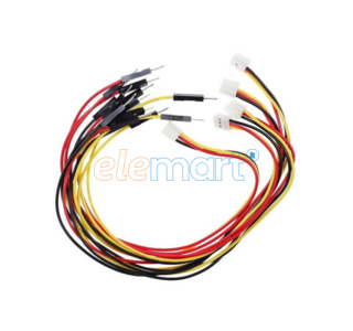 Elecrow 3 Pin Crowtail to Male Splittable Jumper Wire(5 pcs）