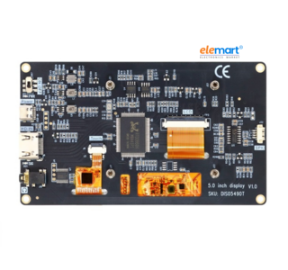 ELECROW 5.0 Inch Display for Raspberry Pi Compatible with Jetson Nano, Beaglebone