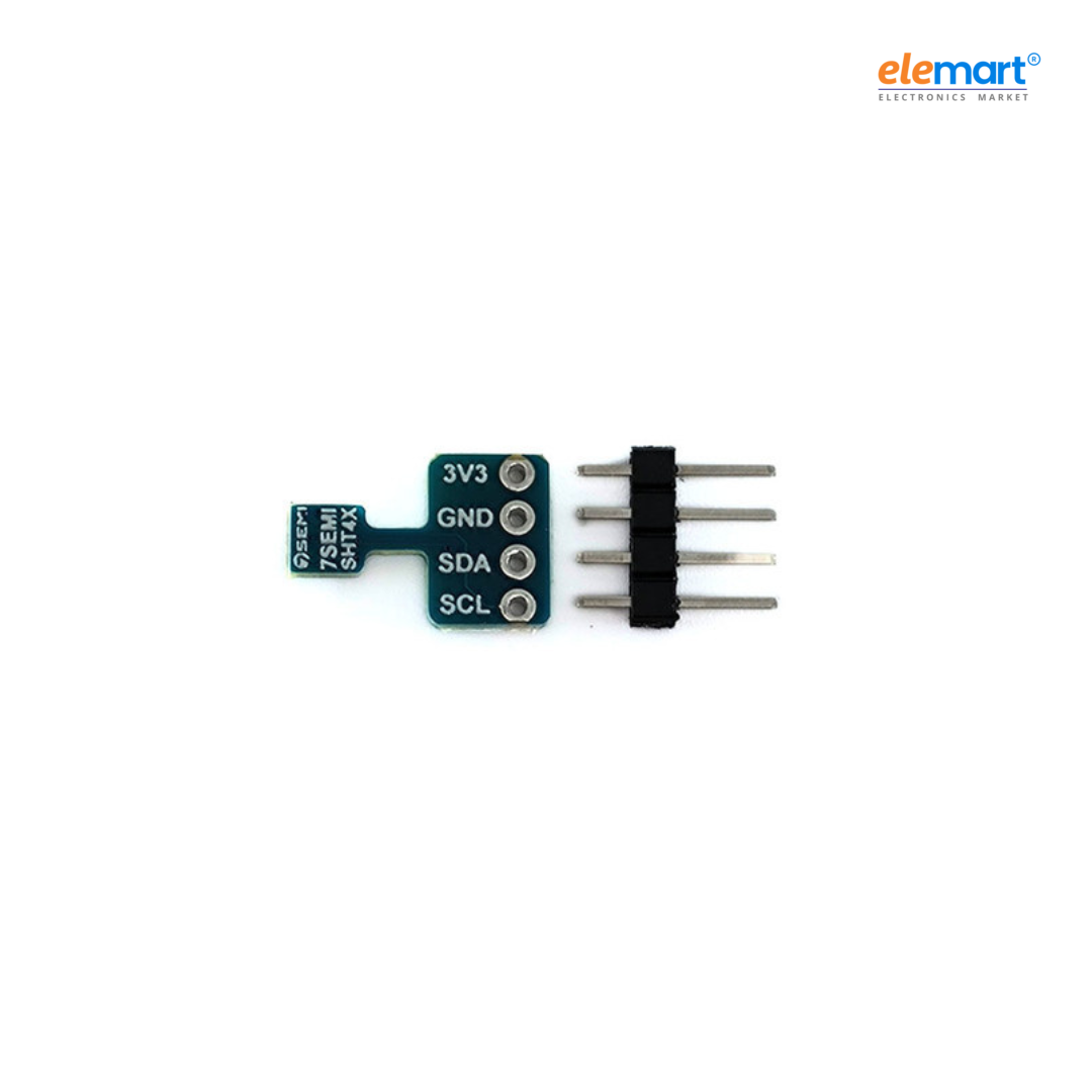 7Semi SHT41 Temperature & Humidity Sensor Breakout 2.54mm Pitch Header