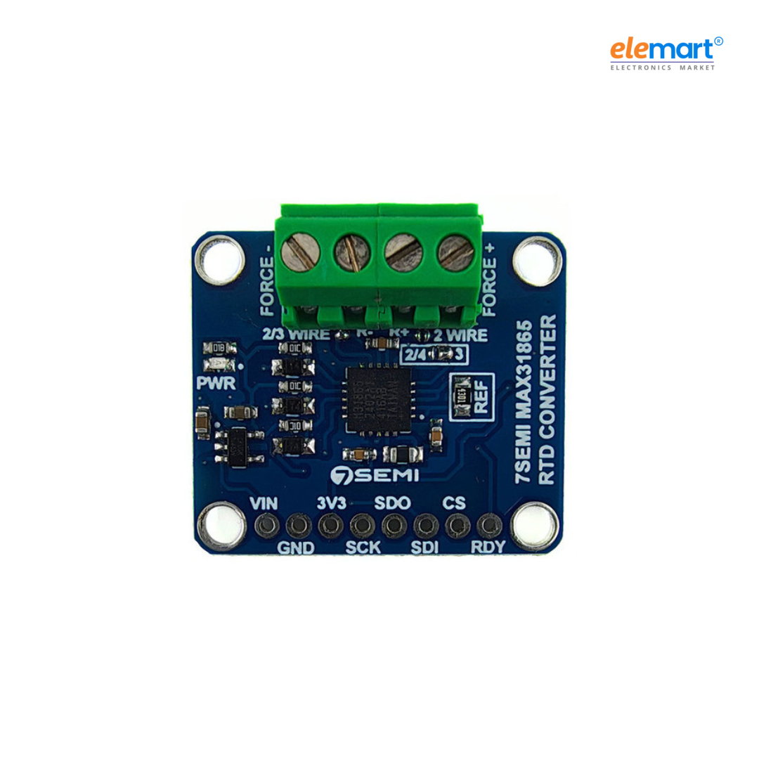 7Semi PT1000 RTD 3-Wire Temperature Sensor Amplifier Breakout Board - MAX31865