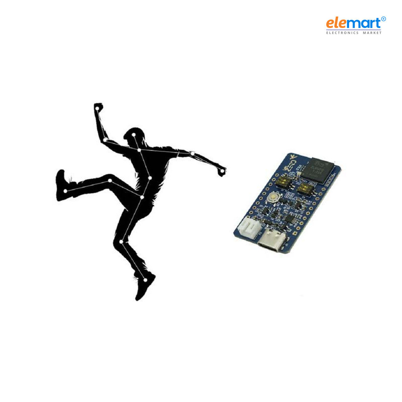 ZL9NSQ Wireless 3D Attitude Sensor Module for Posture Detection