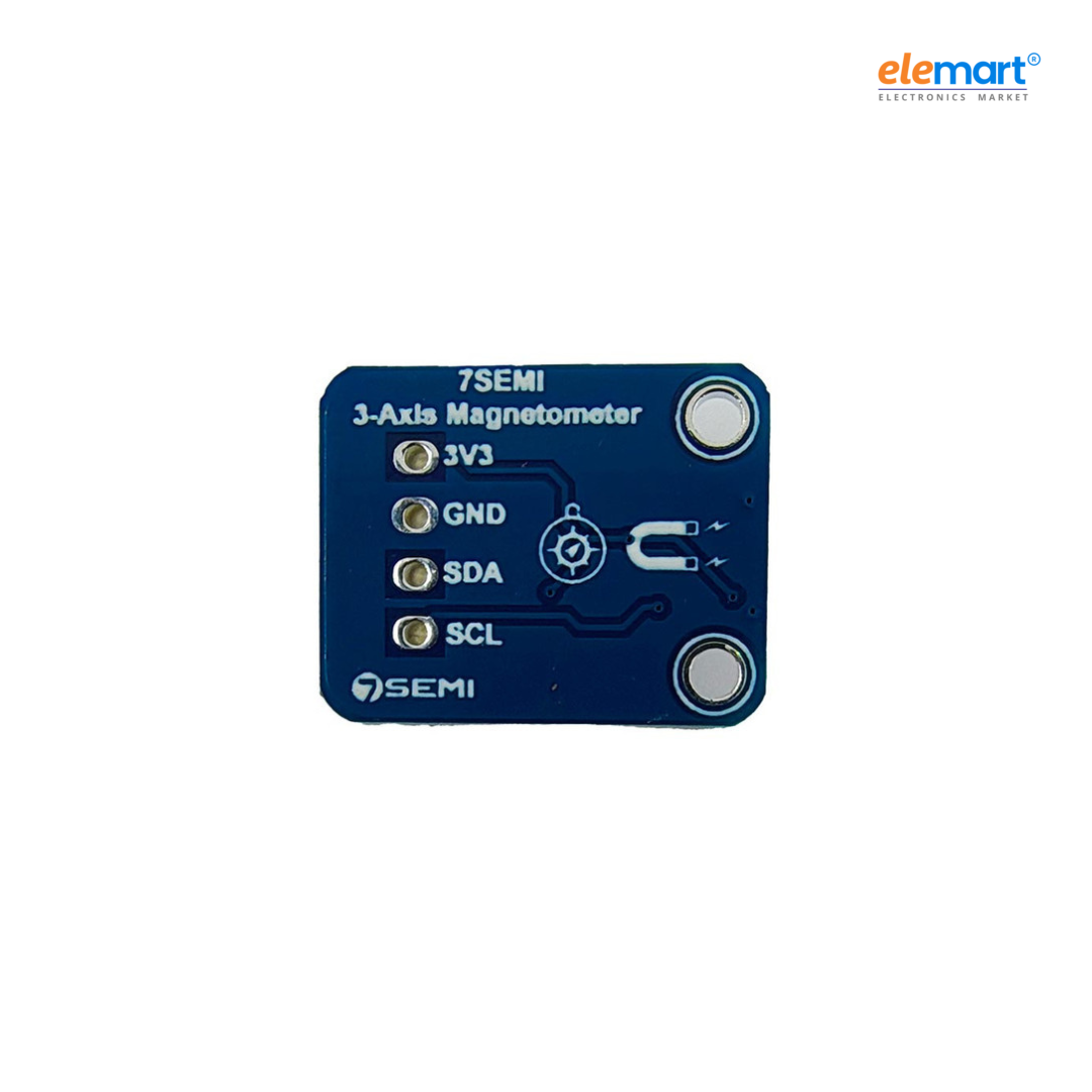 7Semi MMC5983MA mini Magnetometer Breakout, 3-axis Magnetic Sensor