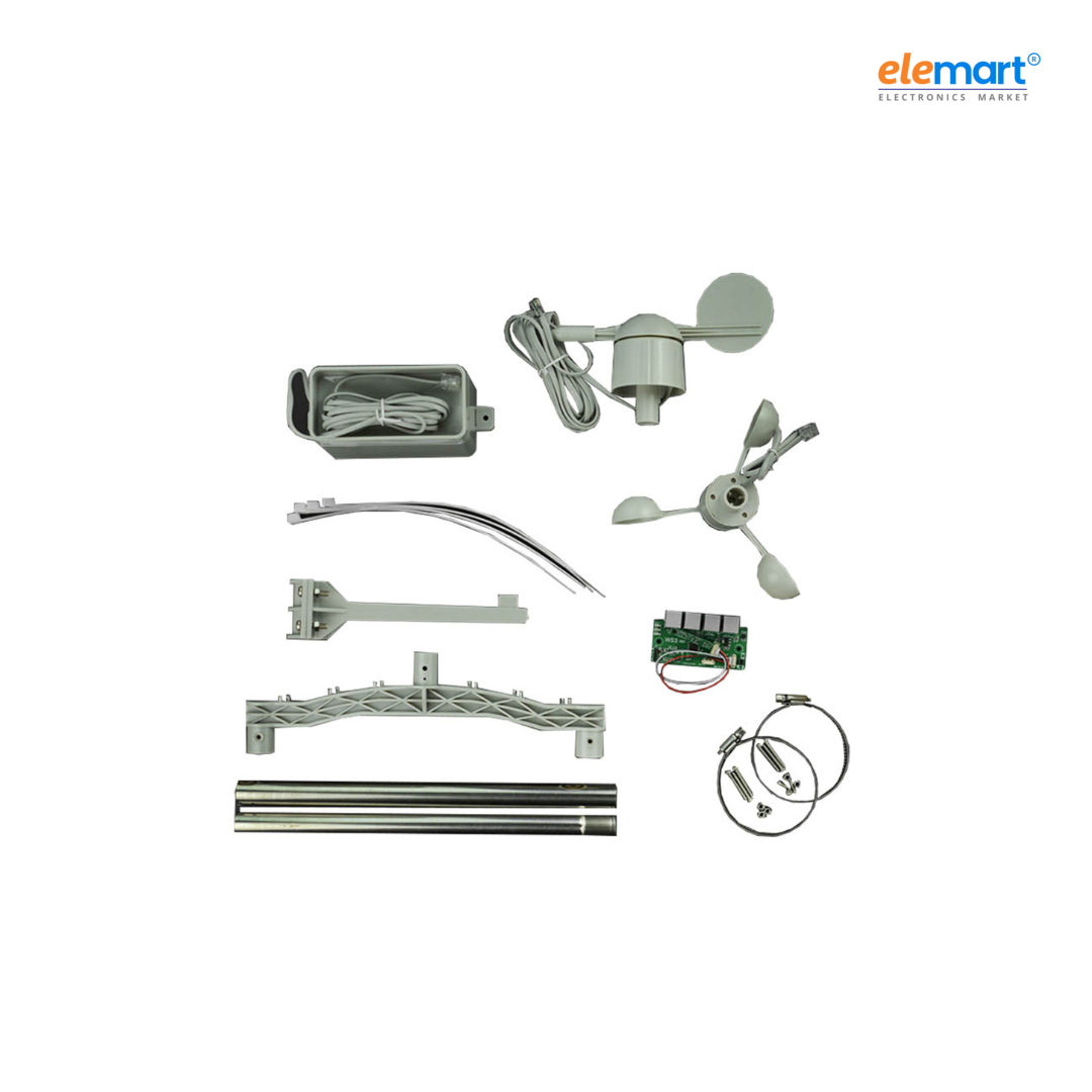 Weather Station Kit with Anemometer/Wind Vane/Rain Bucket