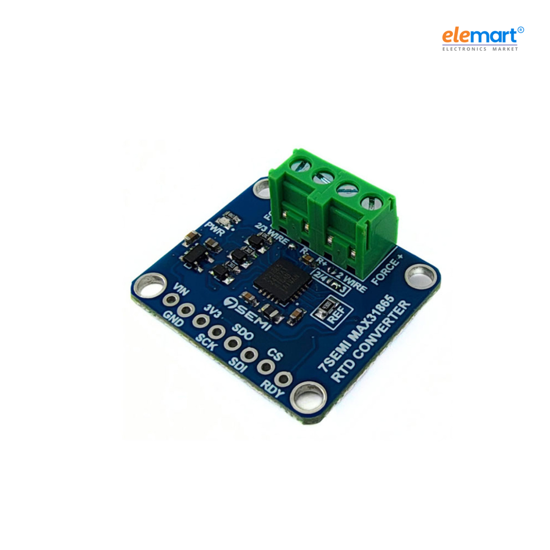 7Semi PT100 RTD 3-Wire Temperature Sensor Amplifier Breakout Board – MAX31865