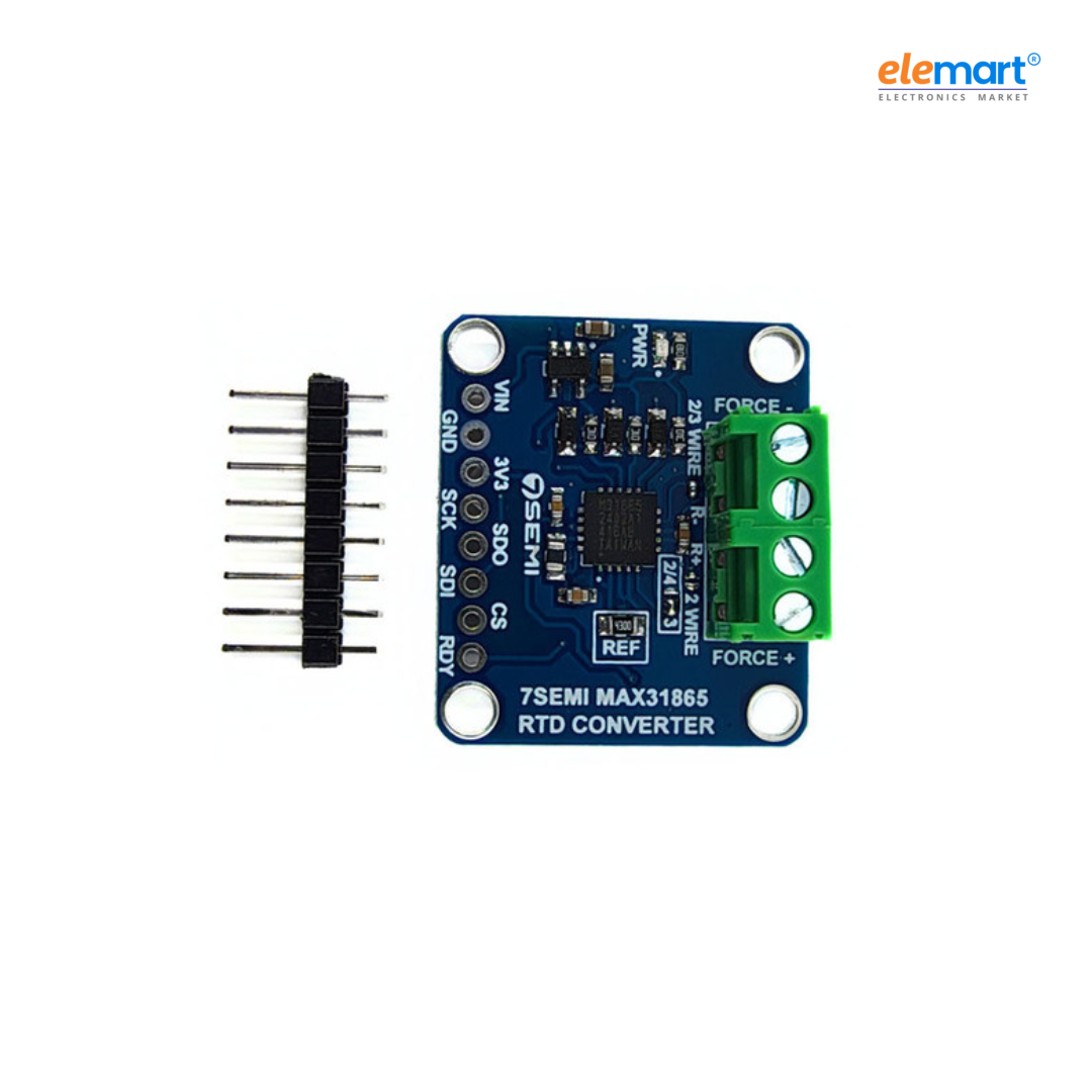 7Semi PT100 RTD 3-Wire Temperature Sensor Amplifier Breakout Board – MAX31865
