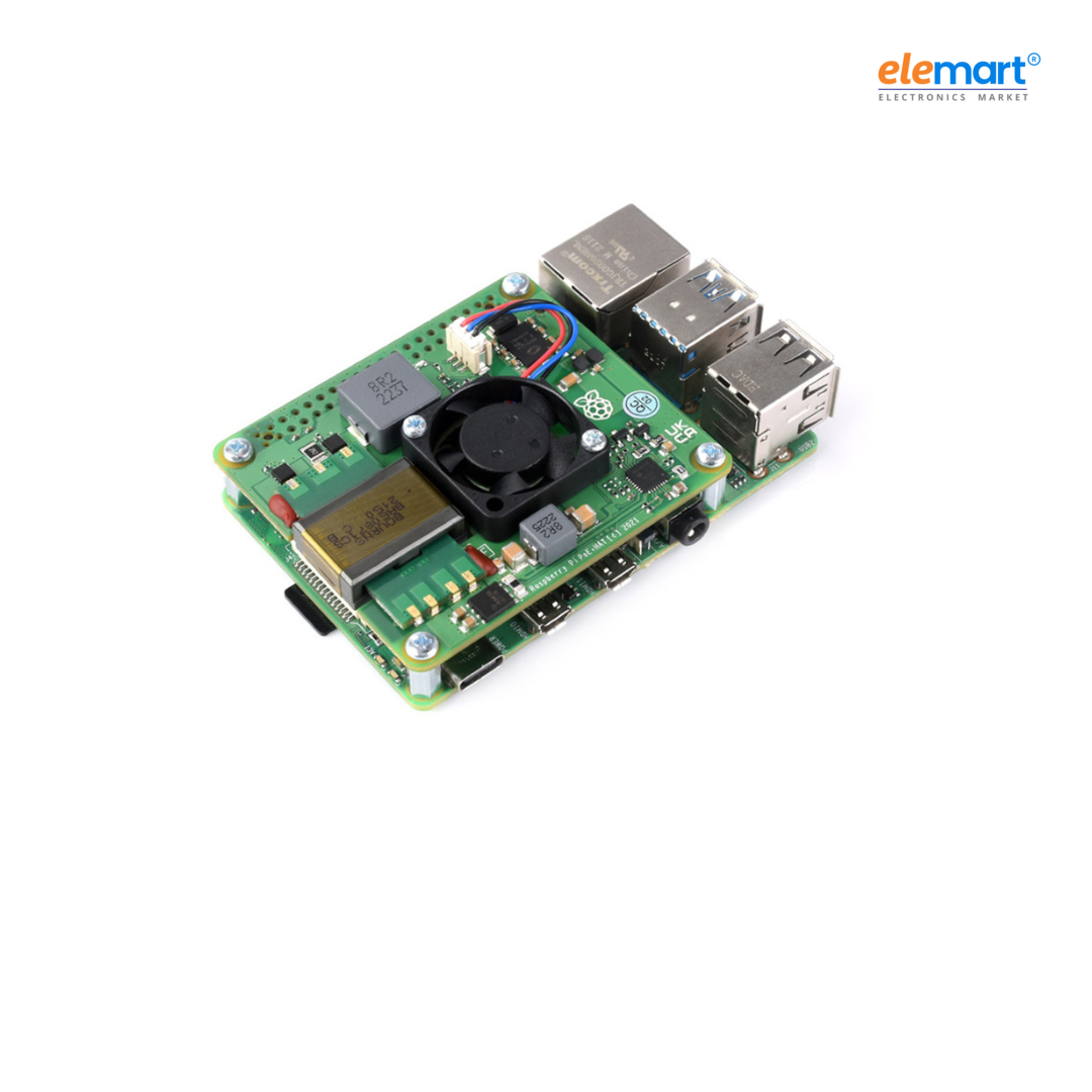 Power Over Ethernet (PoE) HAT for Raspberry Pi 3 B+ Model