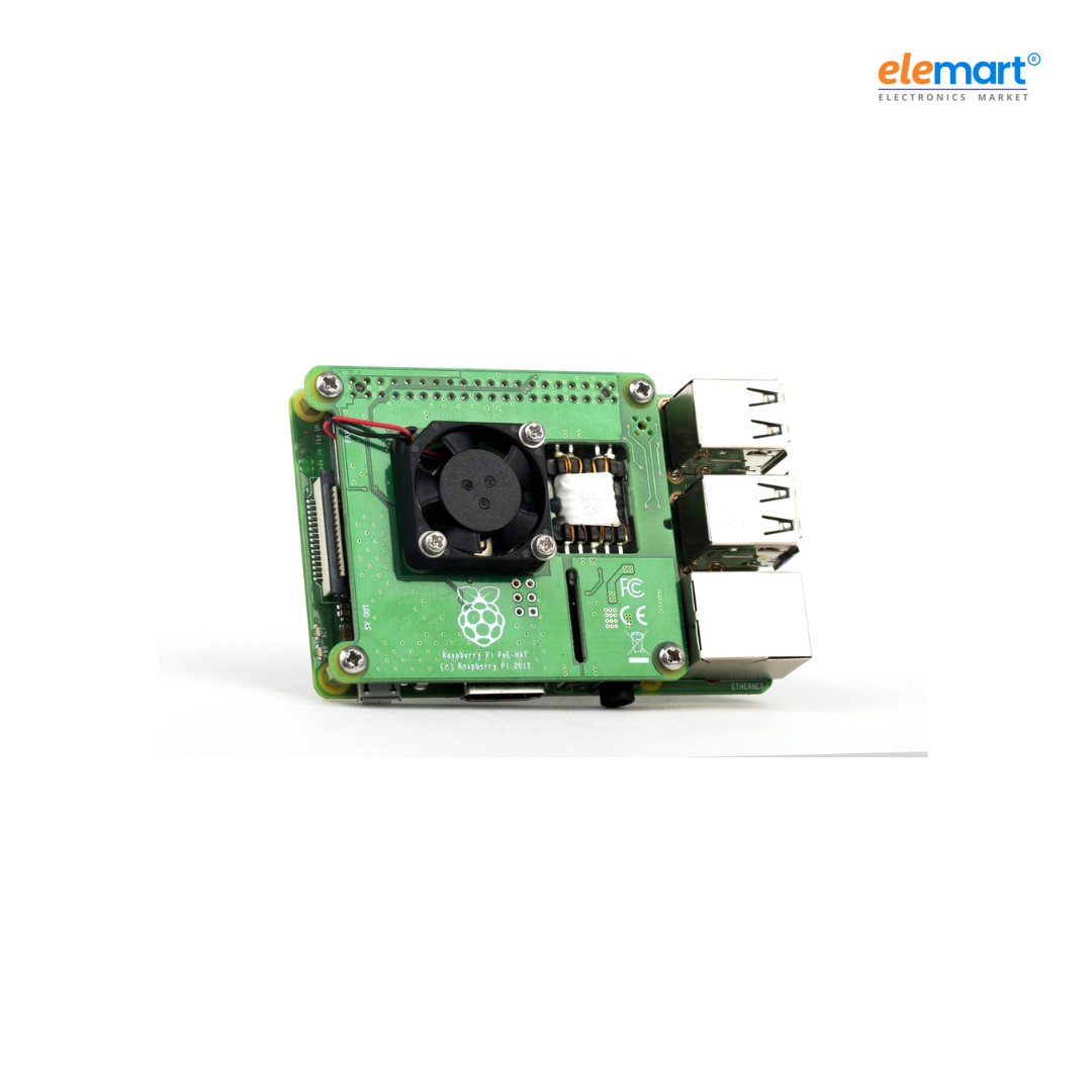 Power Over Ethernet (PoE) HAT for Raspberry Pi 3 B+ Model