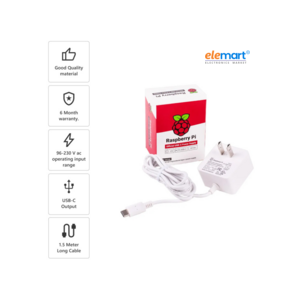 Official USB type-C 15.3W Power Supply For Raspberry Pi 4