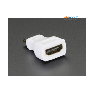 Raspberry Pi Official Mini HDMI C/M to Standard HDMI A/F Cable 10CM White
