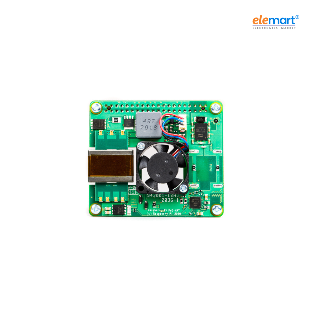 Official Raspberry Pi POE+ Hat compatible for Raspberry Pi 3B+and Pi 4 Models