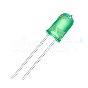 3mm Round DIP LED Green in Green
