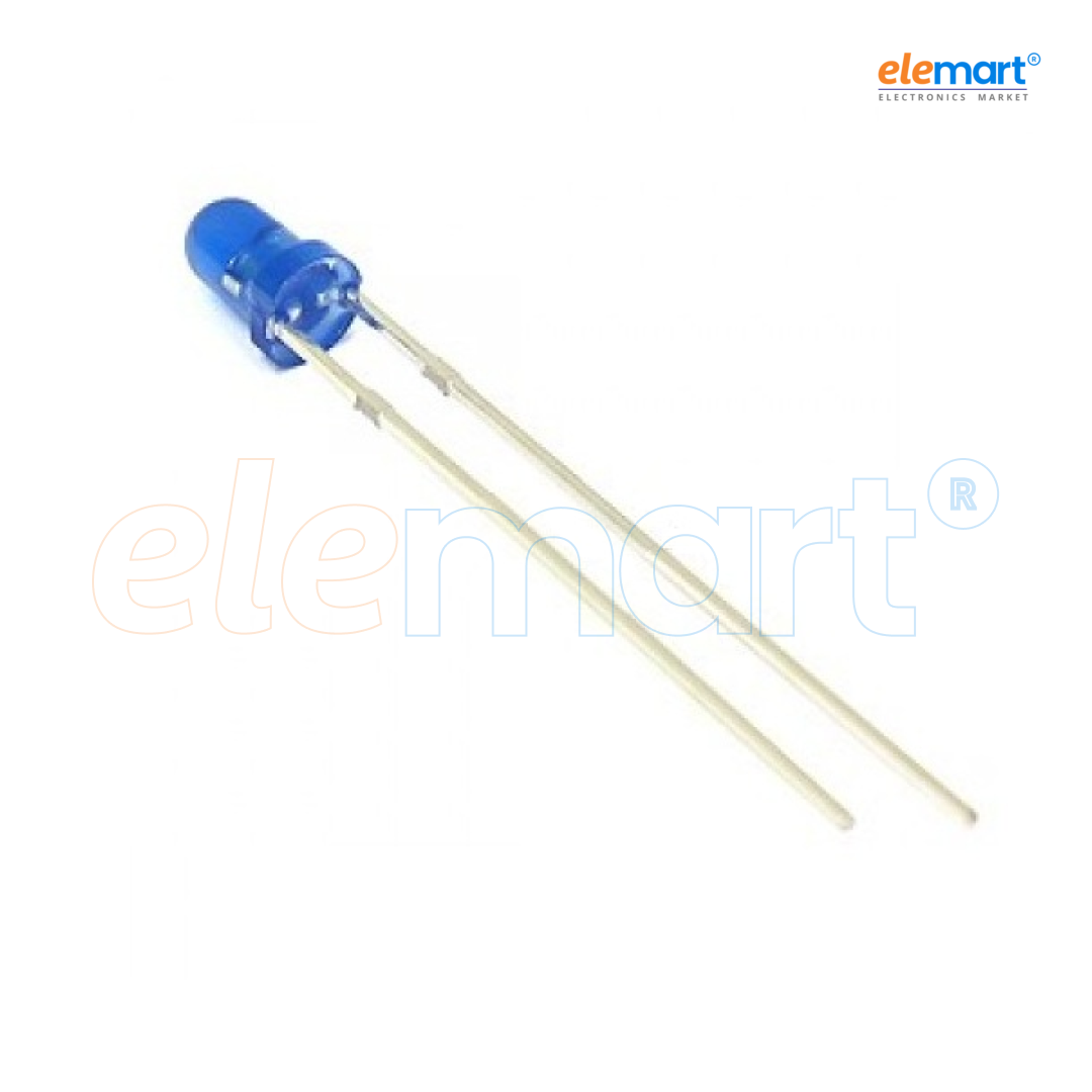 3mm round DIP LED Blue in Blue
