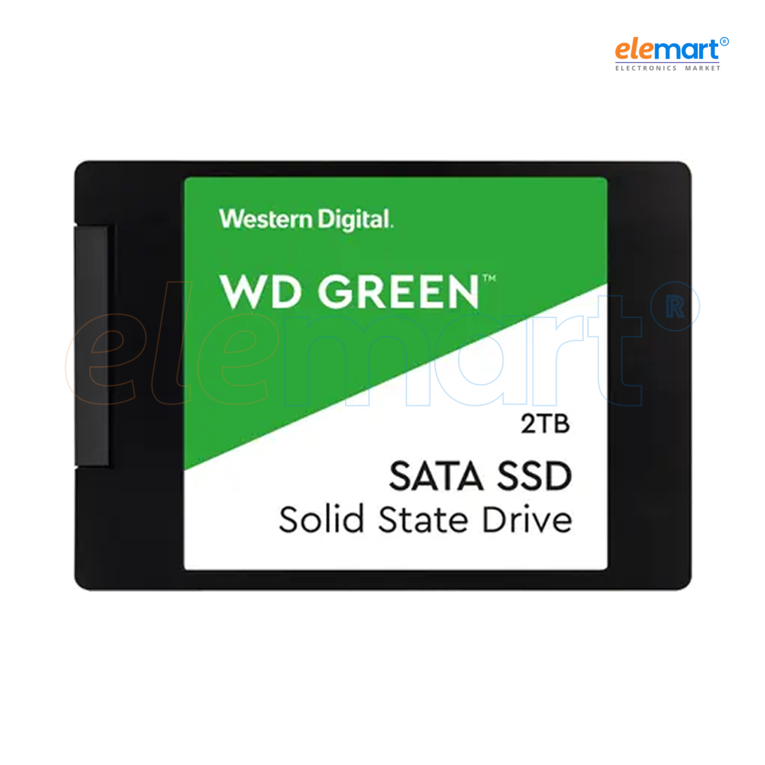WD Green 2TB SATA III Internal SSD (WDS200T2G0A) – 2.5 Inch, Desktop Storage Solution