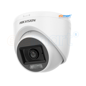 Hikvision 2MP Smart Hybrid Light Audio Turret Camera – STQC Approved (DS-2CE76D0T-LPFS)