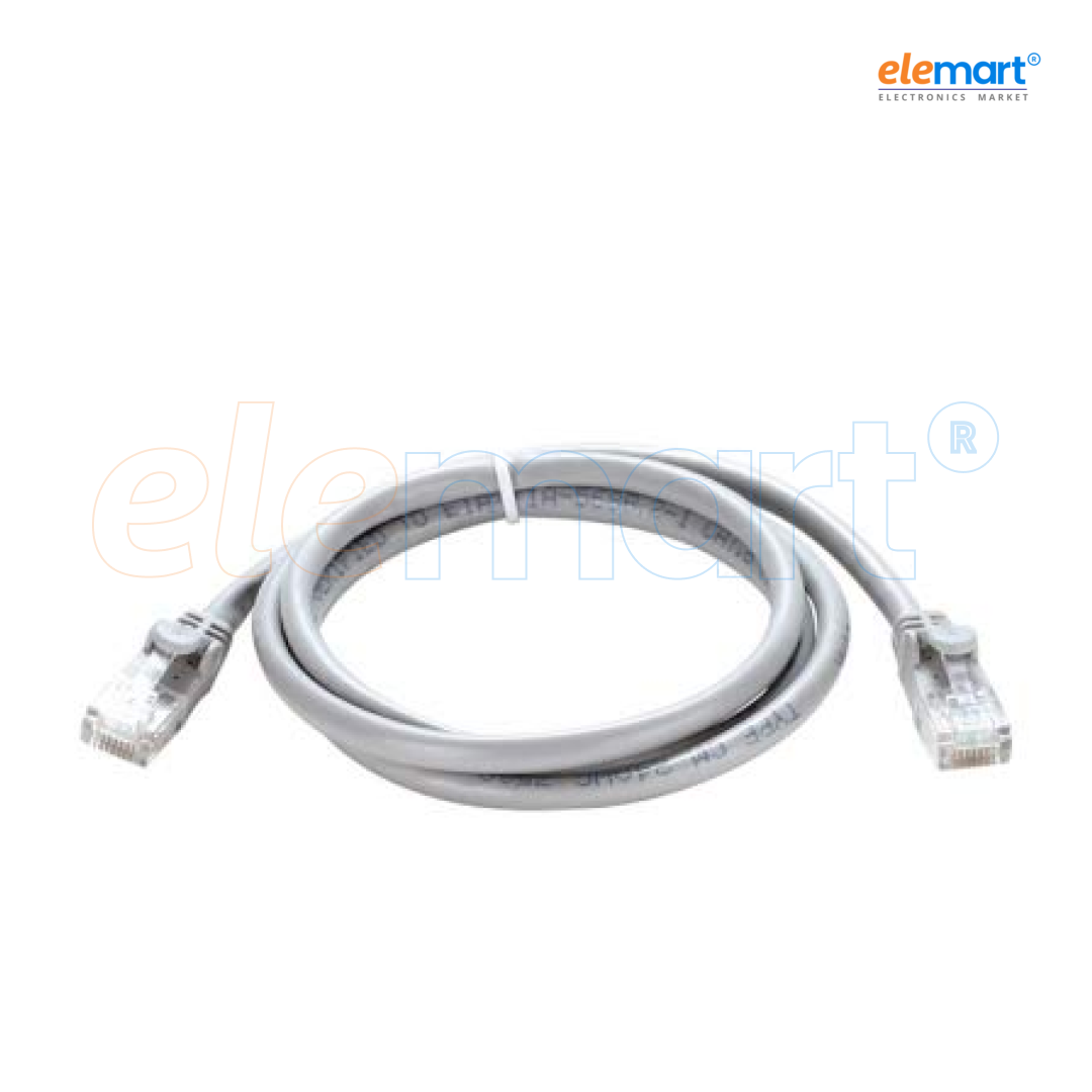 D-Link RJ45 Cat 6 Patch Cord for Modem (Grey, 2m)