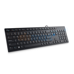Dell KB216 Wired Multimedia Keyboard – Full-Size, USB Interface, Spill-Resistant, Chiclet Keys, Hot Keys (Volume, Mute, Play/Pause, Backward, Forward)
