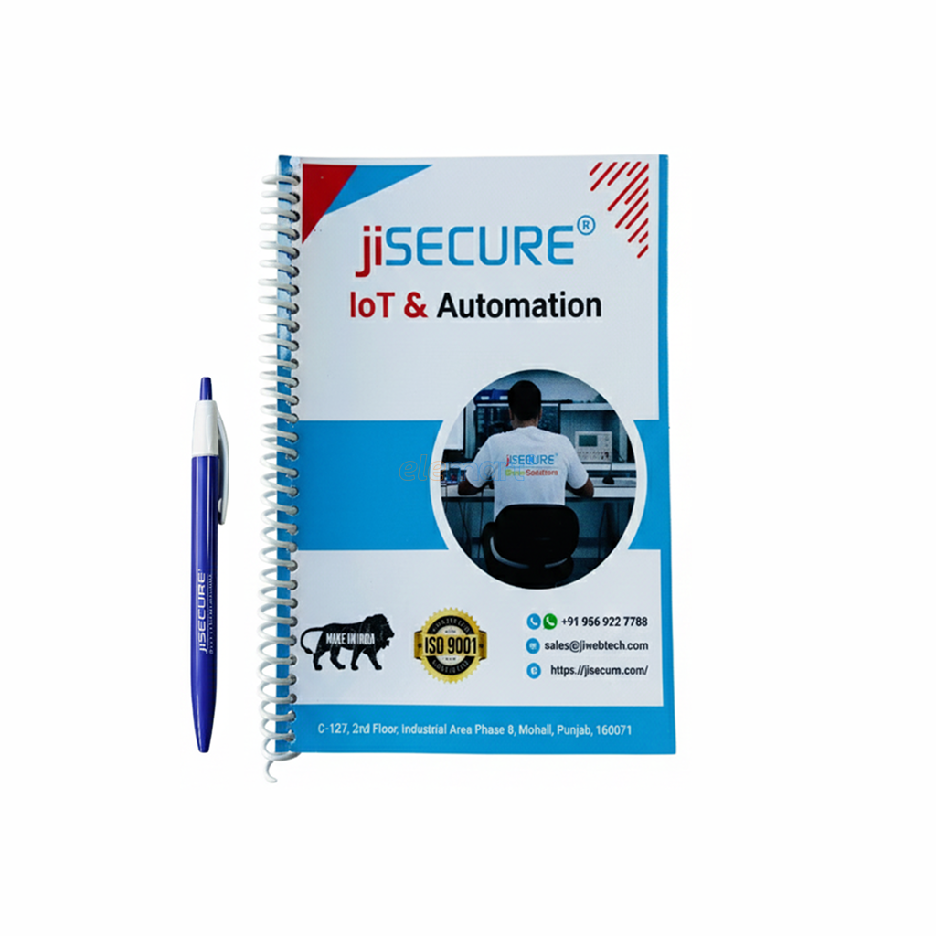 jiSECURE Heavy Duty Spiral Notepad with Free Pen