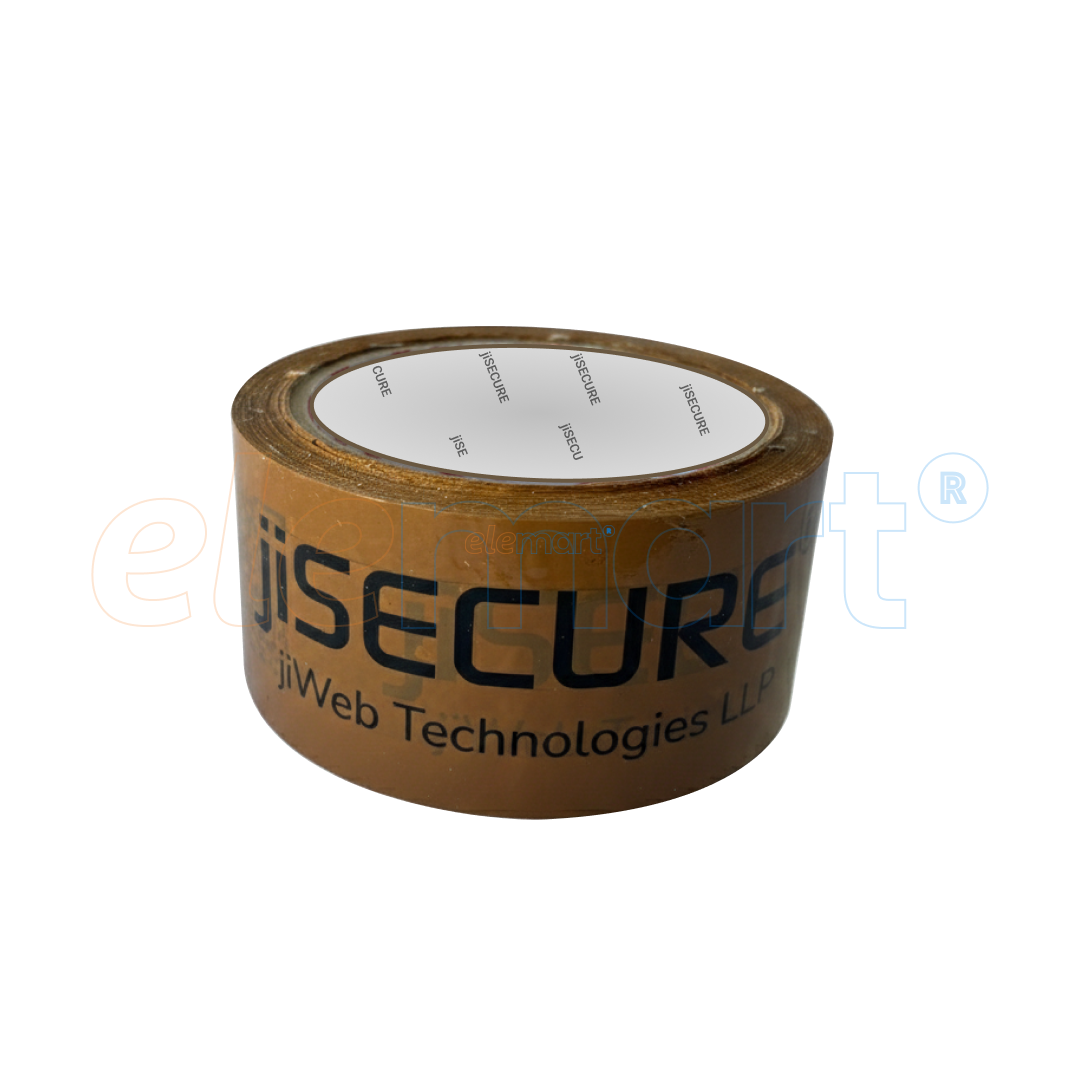 jiSECURE Heavy Duty Packing Tape - Brown, 48mm x 50 Meter