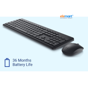 Dell KM3322W Wireless Keyboard/Mouse with 36-Month Battery & 3-Yr Warranty