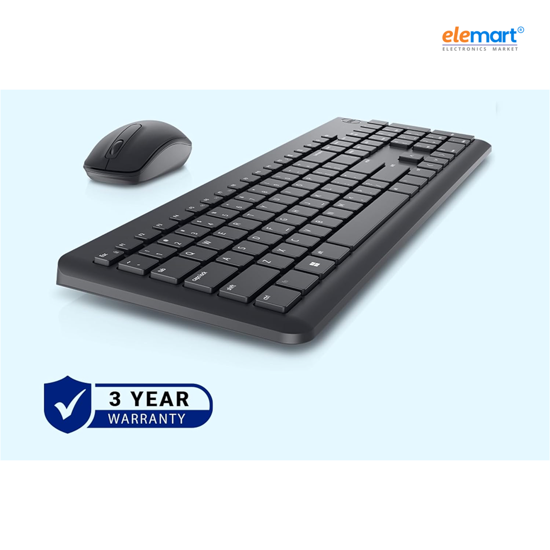 Dell KM3322W Wireless Keyboard/Mouse with 36-Month Battery & 3-Yr Warranty